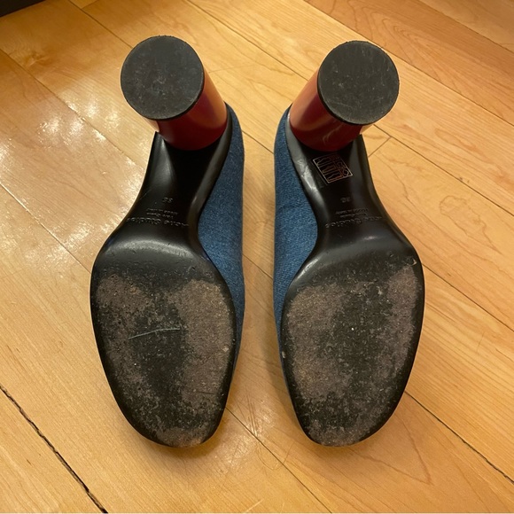 Acne Studios Denim Block Heels size 35 - Picture 3 of 6